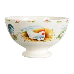 Comptoir De Famille Bol En Faïence Poulet Et Coq 75cl - Collectionneur -Côté Table Store 110430 DET01 WEB