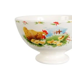 Comptoir De Famille Bol En Faïence Poulet Et Coq 75cl - Collectionneur -Côté Table Store 110430 DET04 WEB
