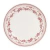 Comptoir De Famille Assiette Plate En Faïence Bordeaux D26cm - Faustine
