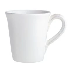 Côté Table Mug En Faïence Blanc - Campagne