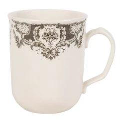 Comptoir De Famille Tasse Haute En Faïence Gris - Clothilde