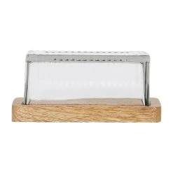 Comptoir De Famille Beurrier En Verre Et Manguier - Grand Office