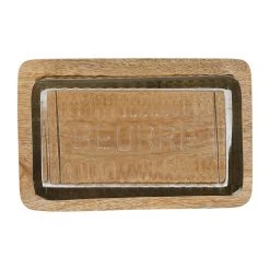 Comptoir De Famille Beurrier En Verre Et Manguier - Grand Office -Côté Table Store 201214 DET03 WEB