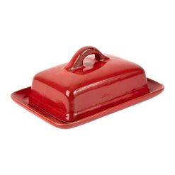 Comptoir De Famille Beurrier En Grès Rouge - Suzanne -Côté Table Store 201245 DET01 WEB