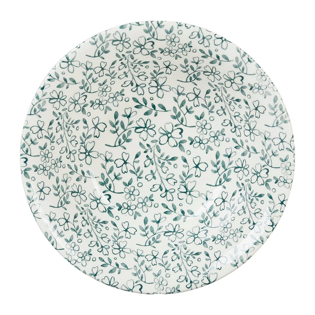 Comptoir De Famille Coupelle En Faïence Vert D15.5cm - P'tites Fleurs 4 Comptoir De Famille Coupelle En Faïence Vert D15.5cm - P'tites Fleurs – Image 2