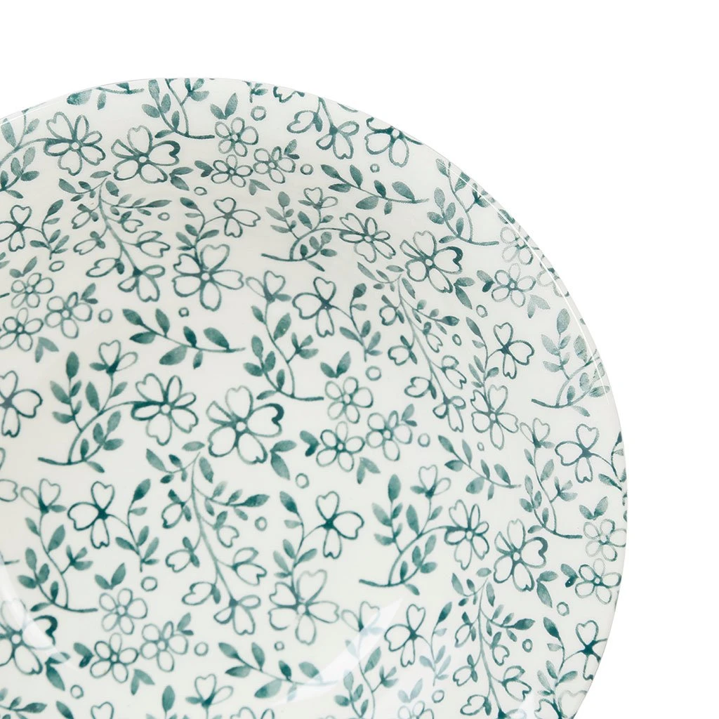 Comptoir De Famille Coupelle En Faïence Vert D15.5cm - P'tites Fleurs 5 Comptoir De Famille Coupelle En Faïence Vert D15.5cm - P'tites Fleurs – Image 3