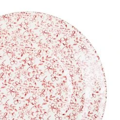 Comptoir De Famille Assiette Creuse En Faïence Bordeaux D23cm - P'tites Fleurs -Côté Table Store 201481 DET02 WEB