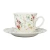 Comptoir De Famille Tasse Et Sous-tasse En Faïence Multicolore - P'tites Fleurs -Côté Table Store 201492 DEB WEB