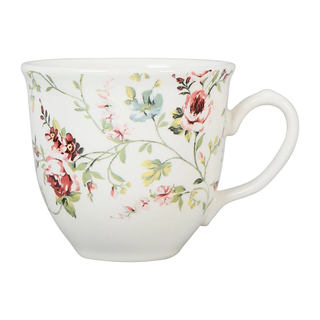 Comptoir De Famille Tasse Et Sous-tasse En Faïence Multicolore - P'tites Fleurs 4 Comptoir De Famille Tasse Et Sous-tasse En Faïence Multicolore - P'tites Fleurs – Image 2