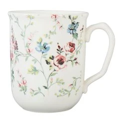 Comptoir De Famille Tasse Haute En Faïence Multicolore - P'tites Fleurs