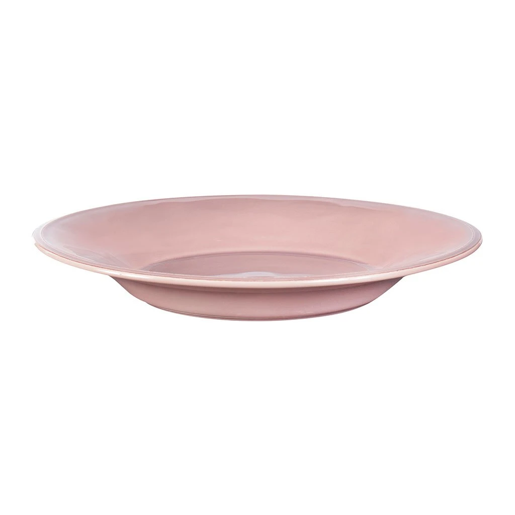 Côté Table Assiette à Pâtes En Faïence Rose Poudré D27cm - Constance 3 Côté Table Assiette à Pâtes En Faïence Rose Poudré D27cm - Constance