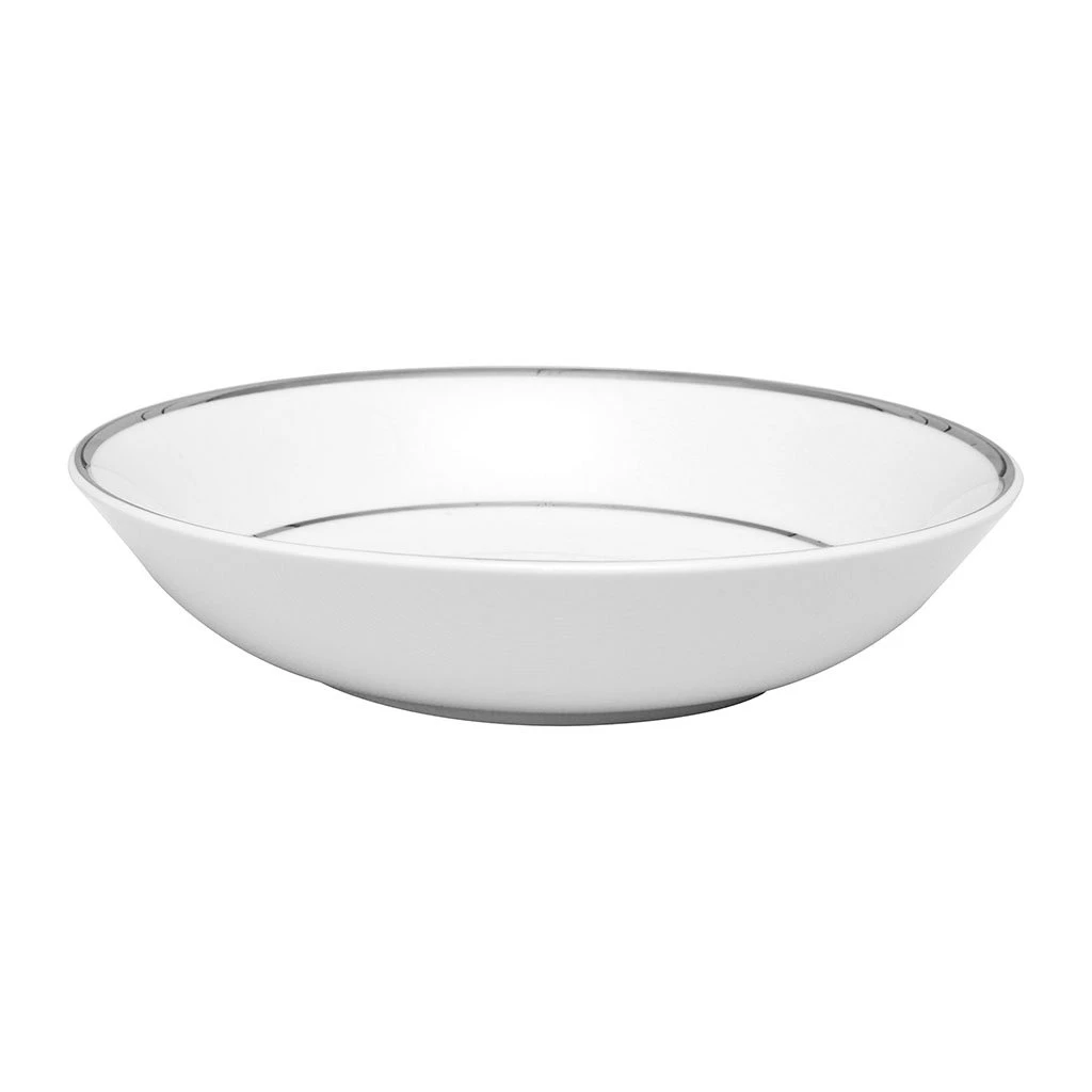 Côté Table Assiette Creuse En Porcelaine Blanc Et Platine D23cm - Ginger 3 Côté Table Assiette Creuse En Porcelaine Blanc Et Platine D23cm - Ginger