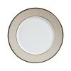 Côté Table Assiette Plate En Porcelaine Perle Et Platine D27cm - Ginger -Côté Table Store 29102 DEB WEB