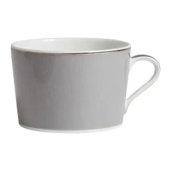 Côté Table Tasse Et Sous-tasse En Porcelaine Gris Et Platine - Ginger -Côté Table Store 29111 DET01 WEB