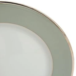 Côté Table Assiette Plate En Porcelaine Vert D'eau Et Platine D27cm - Ginger 7 Côté Table Assiette Plate En Porcelaine Vert D'eau Et Platine D27cm - Ginger -Côté Table Store 30231 DET01 WEB