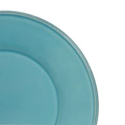 Côté Table Assiette Plate En Faïence Turquoise D28.5cm - Constance -Côté Table Store 31067 DET01 WEB