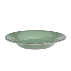 Côté Table Assiette à Pâtes En Faïence Sauge D27cm - Constance