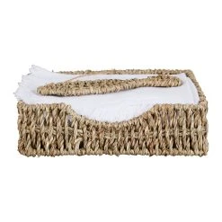 Côté Table Porte Serviettes En Jonc De Mer Naturel Et Fer Poisson - Borneo