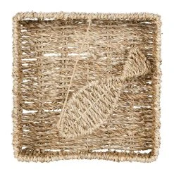 Côté Table Porte Serviettes En Jonc De Mer Naturel Et Fer Poisson - Borneo -Côté Table Store 37704 DET03 WEB