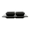 Côté Table Lot De 4 Coupelles Avec Plat En Grès Noir Mat - Flore 2 Côté Table Lot De 4 Coupelles Avec Plat En Grès Noir Mat - Flore -Côté Table Store 37878 DEB WEB