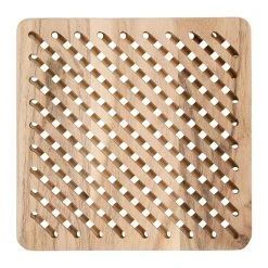 Côté Table Dessous De Plat Carré Bois Natutel - Dalbert