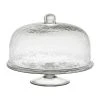Côté Table Plat Sur Pied Avec Cloche D30xh25cm En Verre - Gaia