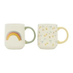 Jardin D'Ulysse Lot De 2 Mugs En Grès Multicolore - Sweat Dream