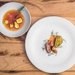 Table Passion Assiette Plate D27cm Vesuvio Crème -Côté Table Store 607870 FRN02 WEB