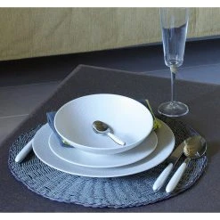Table Passion Assiette Calotte En Grès Crème D19cm - Vesuvio -Côté Table Store 607871 FRN03 WEB
