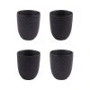 Table Passion Lot De 4 Gobelets En Porcelaine Noir Mat -Côté Table Store 616411 FRN01 WEB