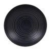 Table Passion Assiette Calotte En Grès Noir D22cm - Moon