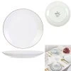 Home Déco Factory Assiette Plate En Porcelaine Lisere Doré D26cm 2 Home Déco Factory Assiette Plate En Porcelaine Lisere Doré D26cm -Côté Table Store 620972 FRN01 WEB