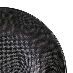Table Passion Assiette Calotte En Gres Noir D25cm - Vesuvio -Côté Table Store 624915 DET02 WEB