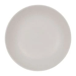 Table Passion Assiette Calotte En Gres Blanc D25cm - Vesuvio -Côté Table Store 624918 DET01 WEB