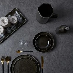 Home Déco Factory Coupelle En Grès Noir 70cl -Côté Table Store 626726 FRN04 WEB