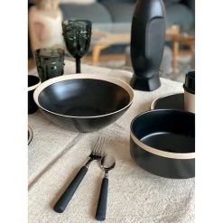 Opjet Gobelet En Grès Noir - Wabi -Côté Table Store 631935 FRN03 WEB