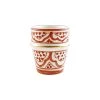 Chabi Chic Tasse Marsala Et Or H7cm - Zwak -Côté Table Store 646107 FRN01 WEB