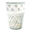 Chabi Chic Tasse Vert Amande Et Or H9cm - Beldi Zwak