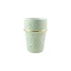 Chabi Chic Tasse Vert Amande, Liseré Doré D8xh11cm - Beldi Empreinte -Côté Table Store 646139 FRN01 WEB