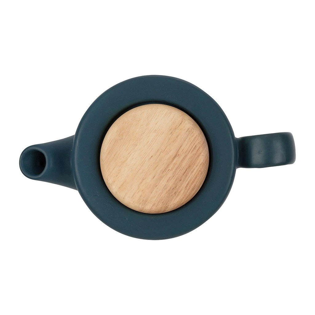 SEMA DESIGN Théière En Grès Bleu Mat Avec Filtre - Baltika 5 SEMA DESIGN Théière En Grès Bleu Mat Avec Filtre - Baltika – Image 3