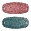 SEMA DESIGN Lot De 2 Plats En Grès Rose Et Bleu - Cerisia -Côté Table Store 73096 DEB WEB