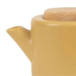 SEMA DESIGN Theiere En Grès Jaune Mat Avec Filtre - Baltika 8 SEMA DESIGN Theiere En Grès Jaune Mat Avec Filtre - Baltika -Côté Table Store 73415 DET02 WEB