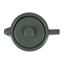 SEMA DESIGN Théière En Grès Vert Et Bois - Nordika -Côté Table Store 73571 DET03 WEB