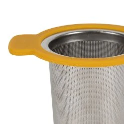 SEMA DESIGN Infuseur Universel En Inox Et Silicone Jaune - Colorada -Côté Table Store 74001 DET02 WEB