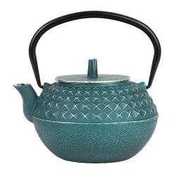 SEMA DESIGN Théière En Fonte émeraude Et Argent Avec Filtre - Tresse