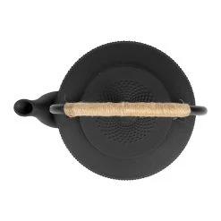 SEMA DESIGN Theiere En Fonte Noir Avec Anse Corde - Point -Côté Table Store 74007 DET03 WEB