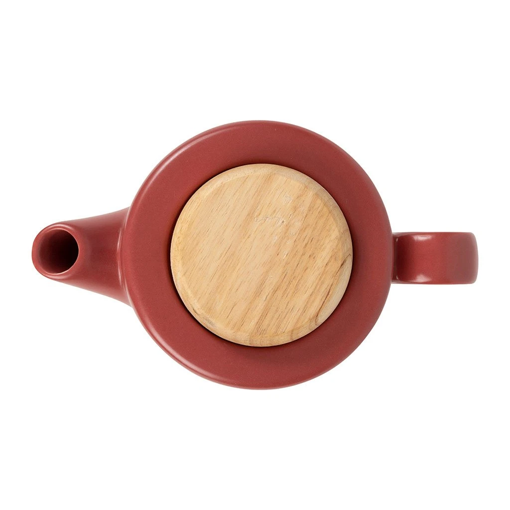 SEMA DESIGN Théière En Grès Rouge Mat Avec Filtre - Baltika 5 SEMA DESIGN Théière En Grès Rouge Mat Avec Filtre - Baltika – Image 3