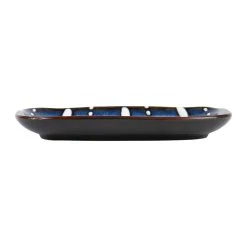 SEMA DESIGN Plat En Porcelaine Indigo - Urazia -Côté Table Store 74407 DET02 WEB