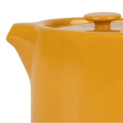 SEMA DESIGN Théière En Grès Moutarde Et Banbou Avec Filtre - Nordika 10 SEMA DESIGN Théière En Grès Moutarde Et Banbou Avec Filtre - Nordika -Côté Table Store 74640 DET02 WEB