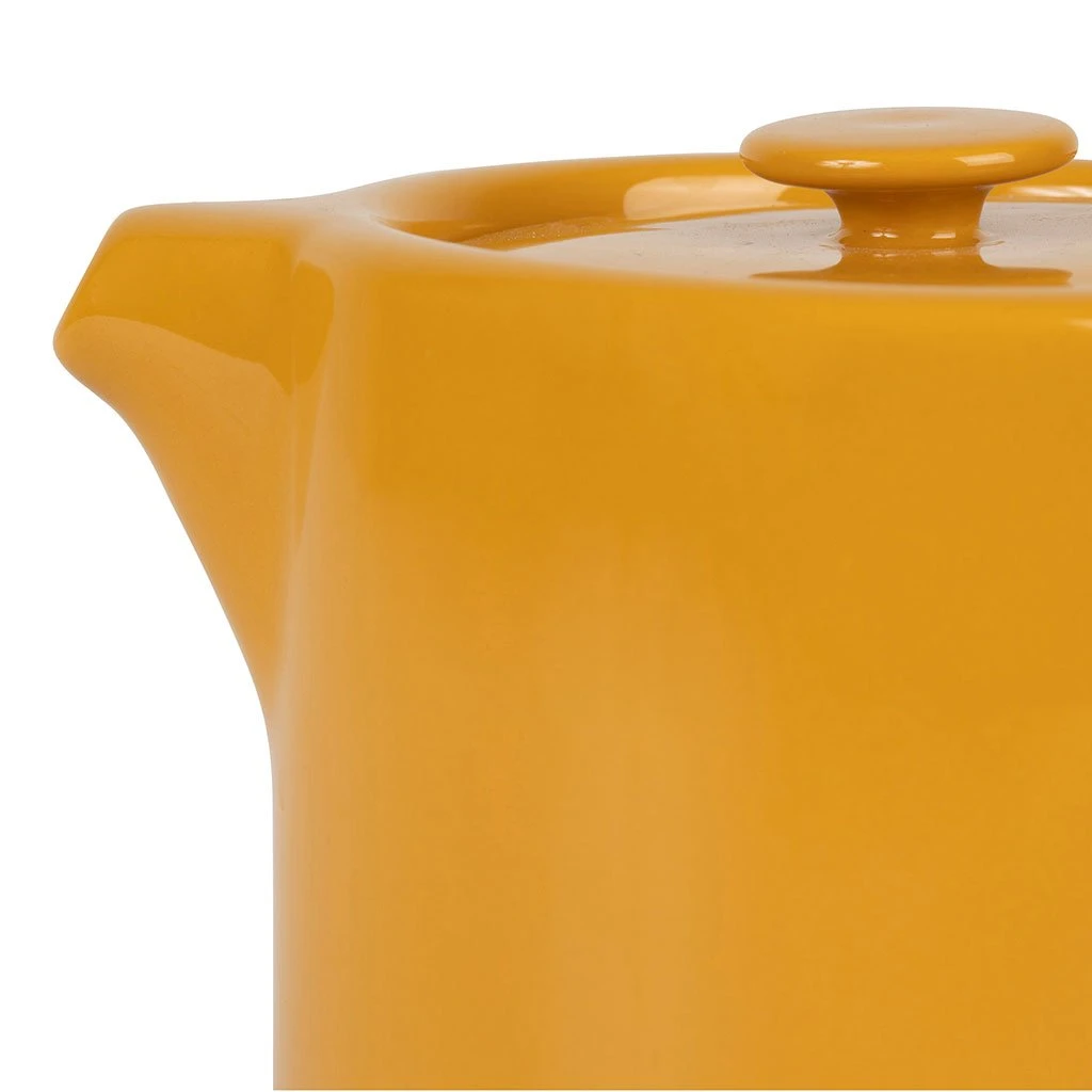 SEMA DESIGN Théière En Grès Moutarde Et Banbou Avec Filtre - Nordika 6 SEMA DESIGN Théière En Grès Moutarde Et Banbou Avec Filtre - Nordika – Image 4